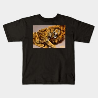 When Lions Collide Kids T-Shirt